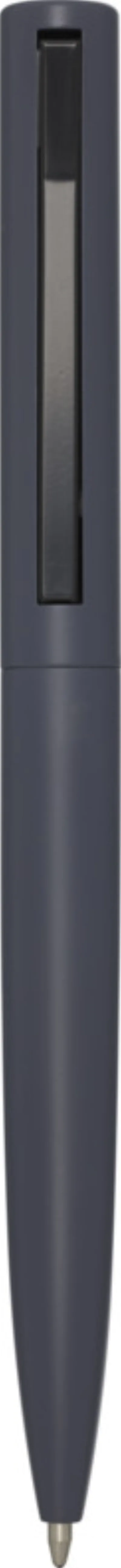 Stylo bille en aluminium recyclé Juana (encre noire) coloris gris crépuscule