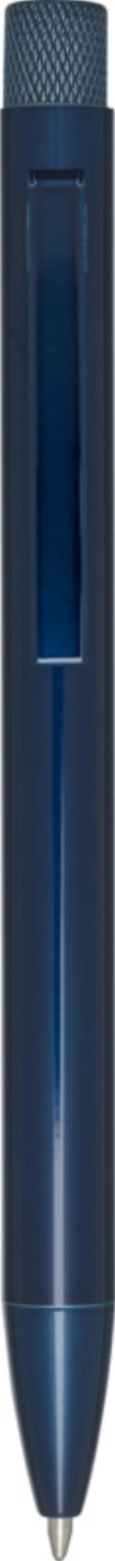 Stylo bille en laiton recyclé Beatriz (encre noire) coloris bleu