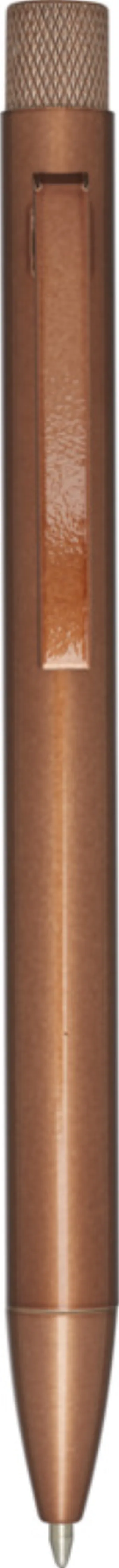 Stylo bille en laiton recyclé Beatriz (encre bleue) coloris cuivre