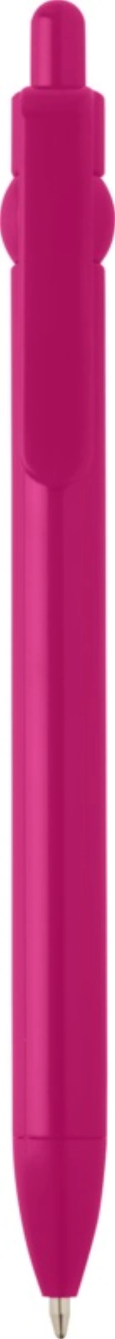 Stylo bille Fidget en plastique recyclé (encre noire) coloris magenta