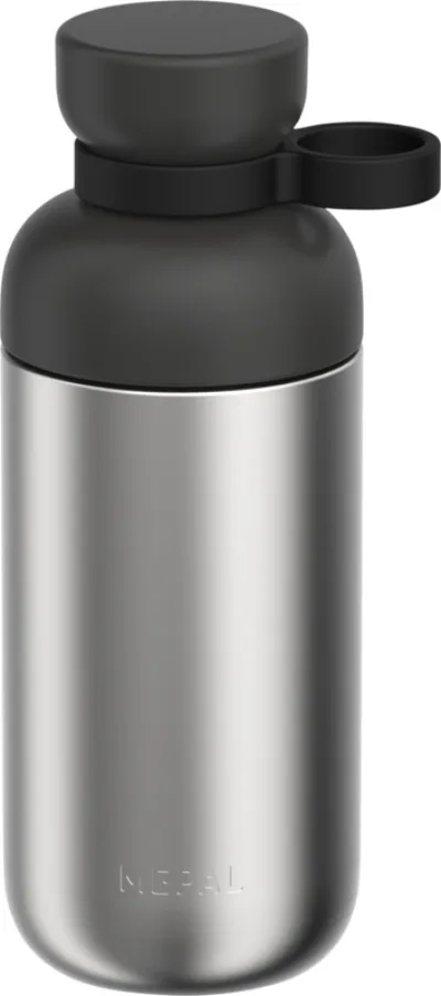 Gourde Mepal Vita de 500 ml en acier inoxydable recyclé coloris noir