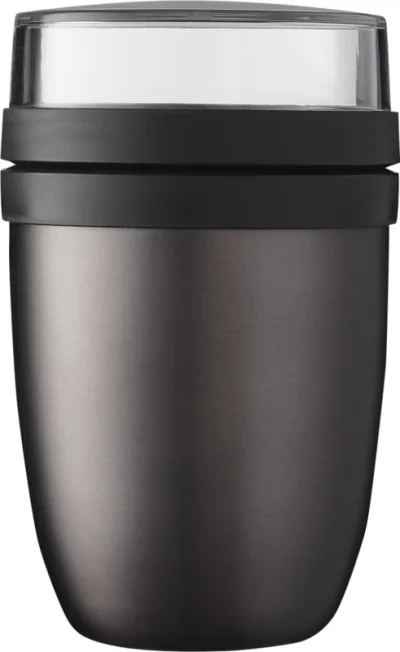 Bol à déjeuner isotherme Ellipse 500+200 ml coloris titane