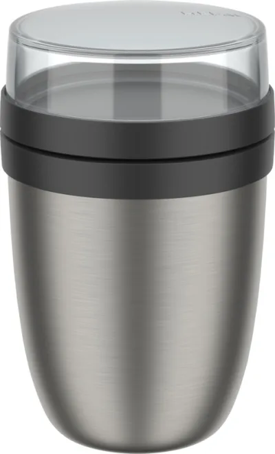 Lunch box isotherme 500+200 ml 2.0 Mepal Ellipse coloris noir