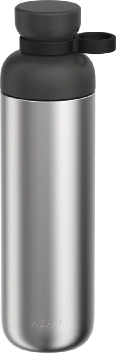 Gourde Mepal Vita en acier inoxydable recyclé, 900 ml coloris noir