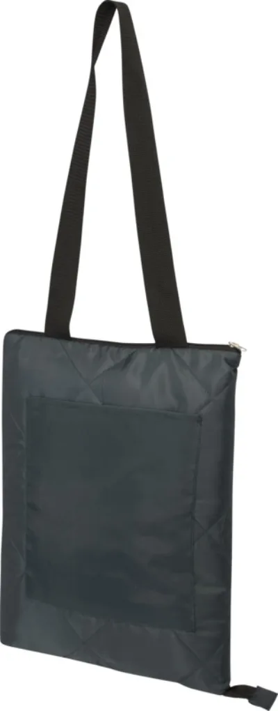 Nappe de pique-nique en polyester recyclé GRS Clary coloris gris