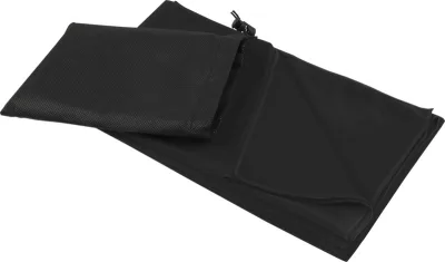 Serviette de sport Lucas en rPET 70 x 140 cm coloris noir