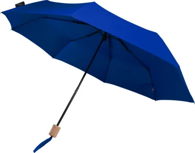 Parapluie pliable 21" RPET Dane coloris bleu royal