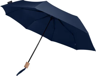 Parapluie pliable 21" RPET Dane coloris marine