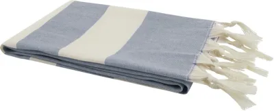 Serviette de hammam Anders 147 x 75,5 cm coloris bleu royal