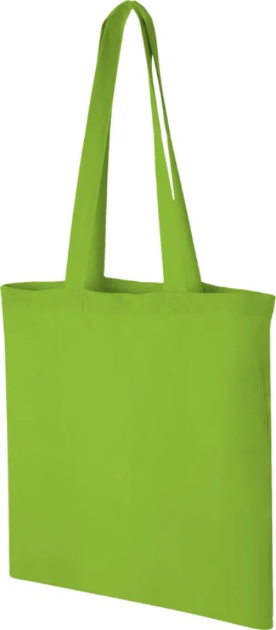 Sac shopping coton Carolina 100 gr/m² 7L coloris citron vert