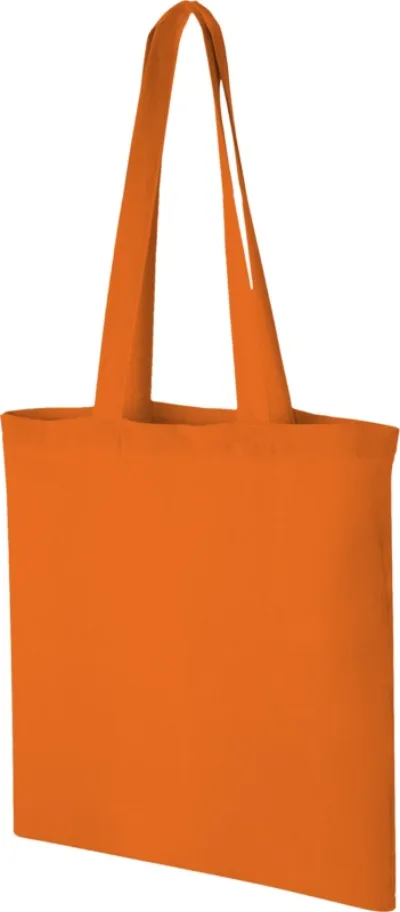 Sac shopping coton Carolina 100 gr/m² 7L coloris orange