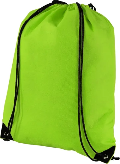Sac à dos premium non tissé Eco 5L coloris citron vert