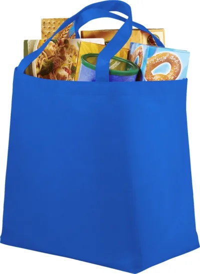 Sac de courses non tissé Maryville 28L coloris bleu royal
