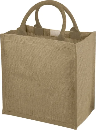 Sac fourre-tout en jute Chennai 16L coloris naturel