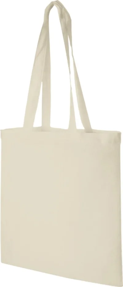 Sac shopping coton Madras 140 gr/m² 7L coloris naturel