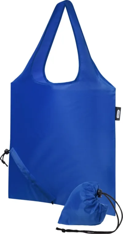 Sac shopping pliable Sabia en PET recyclé 7L coloris bleu royal
