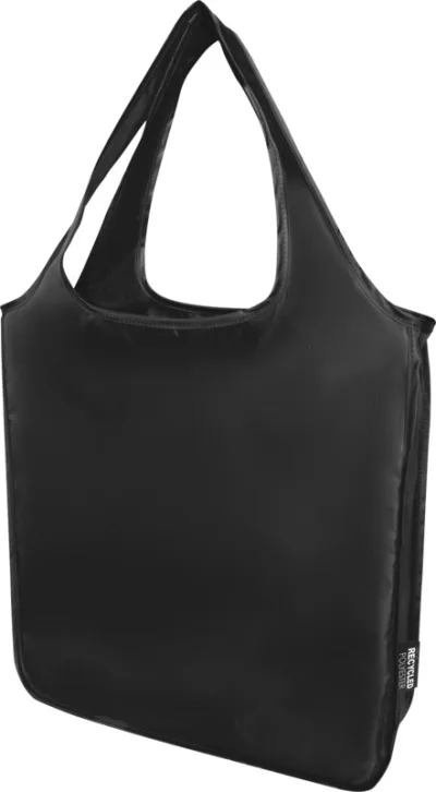 Grand sac shopping Ash en RPET certifié GRS 14L coloris noir