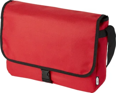 Sacoche à bandoulière Retrend en plastique recyclé 6L coloris rouge