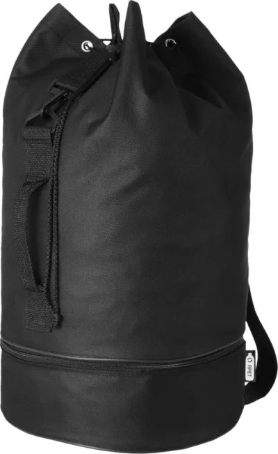 Sac marin Retrend en plastique recyclé 35L coloris noir