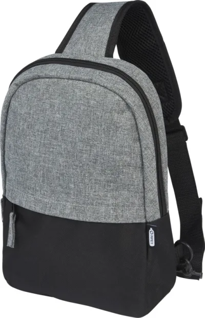 Sac à bandoulière Reclaim GRS recyclé bicolore de 3,5 L personnalisé avec votre logo — sac publicitaire Perstil Lyon