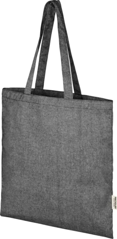 Sac shopping recyclé Pheebs 150 g/m² Aware™ coloris noir chiné