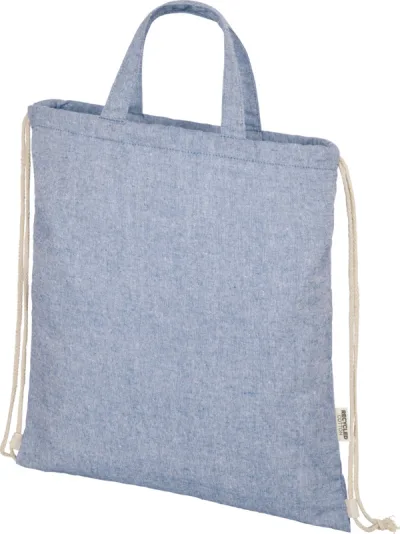 Sac à dos Pheebs avec cordon 150 g/m² Aware™ coloris bleu bruyère