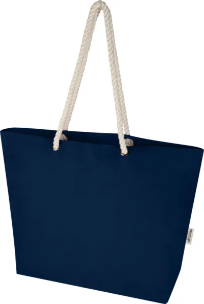 Tote bag de plage Florida recyclé GRS 270 g/m² coloris marine