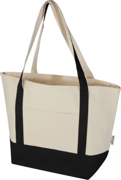 Sac shopping Sam en coton recyclé GRS 320 g/m² coloris noir