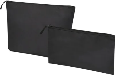 Set de trousses de toilette recyclées GRS Swift coloris noir