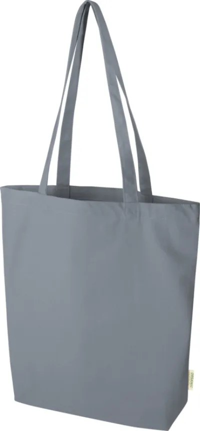 Sac shopping Odisha de 10 L bio certifié OCS 270 g/m² coloris gris