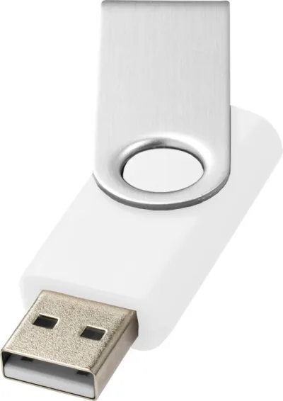 Clé USB basic 16 Go Rotate coloris blanc