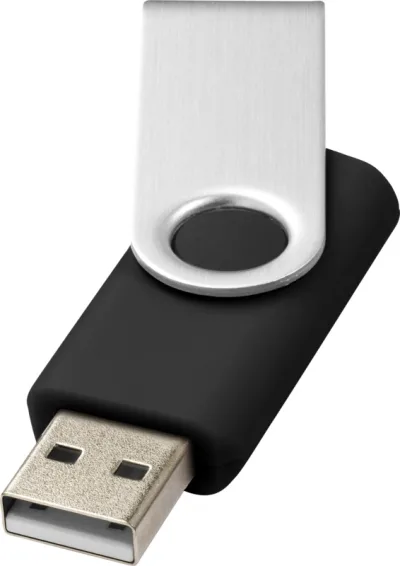 Clé USB basic 32 Go Rotate personnalisé avec votre logo — objet high-tech publicitaire Perstil Lyon