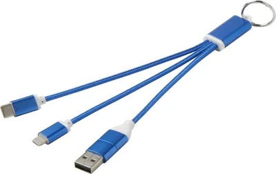 Câble Metal coloris bleu royal