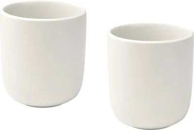 Tasses Male 200 ml coloris blanc