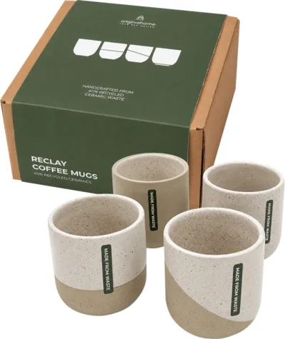 Lot de tasses à café Originalhome Reclay 150 ml personnalisé avec logo — Perstil Lyon