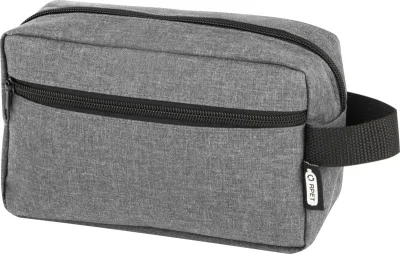 Trousse de toilette Ross en RPET certifié GRS de 1,5 L coloris gris