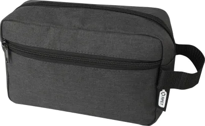 Trousse de toilette Ross en RPET certifié GRS de 1,5 L coloris mélange anthracite