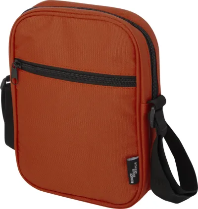 Sac bandoulière Byron de 2 L recyclé certifié GRS coloris brique
