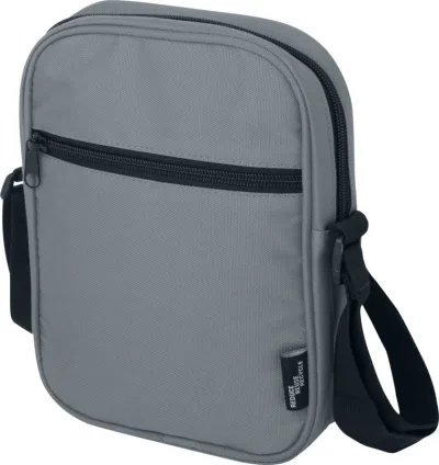 Sac bandoulière Byron de 2 L recyclé certifié GRS coloris gris
