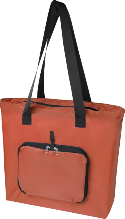 Sac shopping pliable EcoFold de 16 L en RPET coloris brique