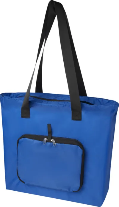 Sac shopping pliable EcoFold de 16 L en RPET coloris bleu royal
