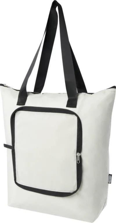 Sac isotherme pliable EcoFold de 15 L en RPET coloris grès