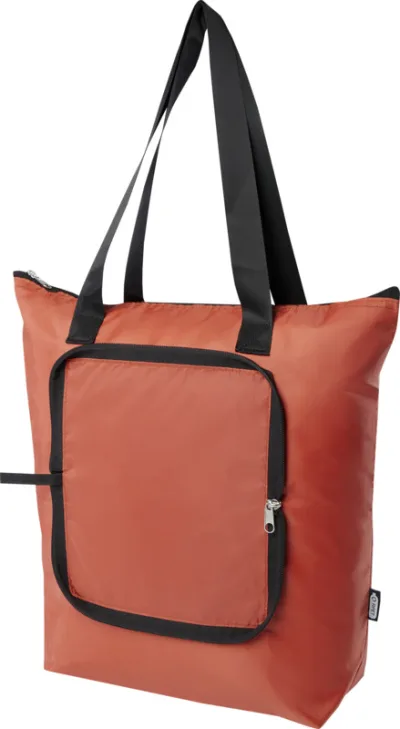 Sac isotherme pliable EcoFold de 15 L en RPET coloris brique