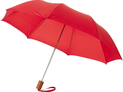 Parapluie pliable 20" Oho coloris rouge