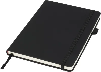 Carnet de notes M Noir personnalisé avec votre logo — carnet publicitaire Perstil Lyon