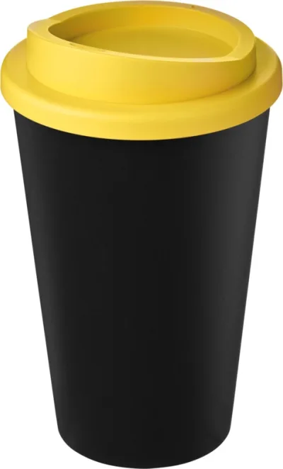 Gobelet recyclé isolant de 350ml Americano® Eco coloris jaune