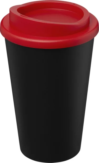 Gobelet recyclé isolant de 350ml Americano® Eco coloris rouge