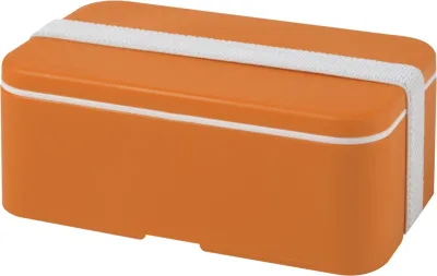 Lunch box MIYO 700 ml à un bloc coloris orange