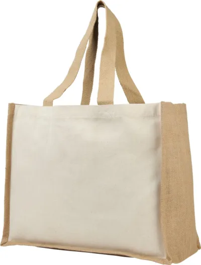 Sac Varai 320 g/m² en toile et jute 23L personnalisé avec logo — Perstil Lyon