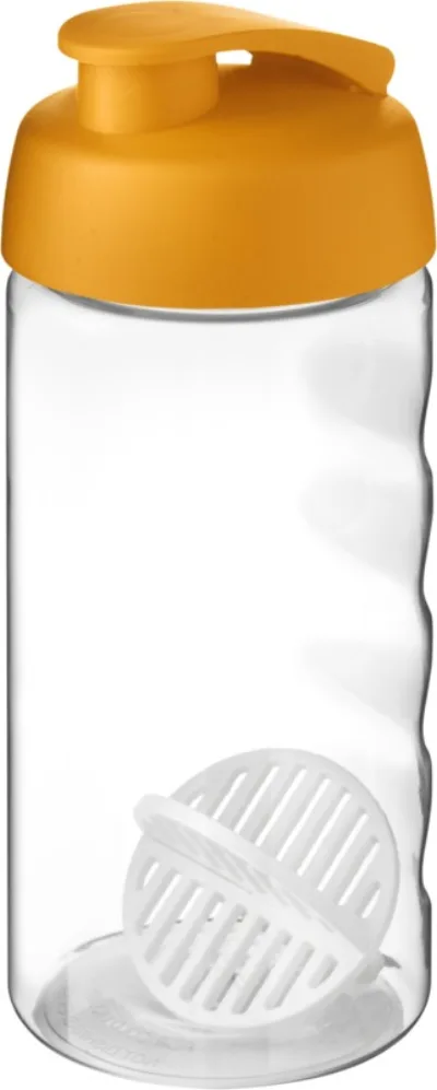 Bouteille shaker H2O Active® Bop 500 ml coloris orange